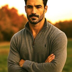 Polo Ralph Lauren Men’s Quarter Zip Sweater XXL Gray Pony Logo Pullover Cotton